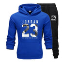 New JORDAN 23 Men Sportswear Hoodies Pullover Hip Hop Women Hoodie+Pant Sporting Suit 2-Piece - Starttech Online Market