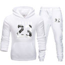 New JORDAN 23 Men Sportswear Hoodies Pullover Hip Hop Women Hoodie+Pant Sporting Suit 2-Piece - Starttech Online Market