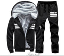 New Men's Thicken Baseball Suit Designer Printing Plus Size Winter Hoodies Fleece Sweatshirts Suit Men Sportwear M~9XL BFDY8 - Starttech Online Market