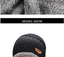 New Men's Winter Fall Fashion knitted Ski Hats Thick Warm Bonnet Soft Beanies Cotton - Starttech Online Market
