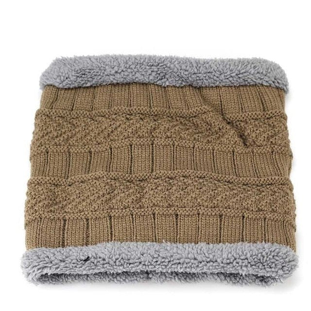 New Men's Winter Fall Fashion knitted Ski Hats Thick Warm Bonnet Soft Beanies Cotton - Starttech Online Market