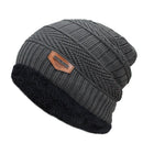 New Men's Winter Fall Fashion knitted Ski Hats Thick Warm Bonnet Soft Beanies Cotton - Starttech Online Market