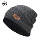 New Men's Winter Fall Fashion knitted Ski Hats Thick Warm Bonnet Soft Beanies Cotton - Starttech Online Market