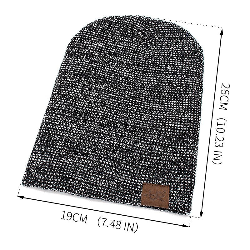 New Unisex Hat URGENTMAN Casual Beanies For Men Women Hip-hop Knitted Winter Hat Male Acrylic Crochet Ski Beanie Hat Female Cap - Starttech Online Market