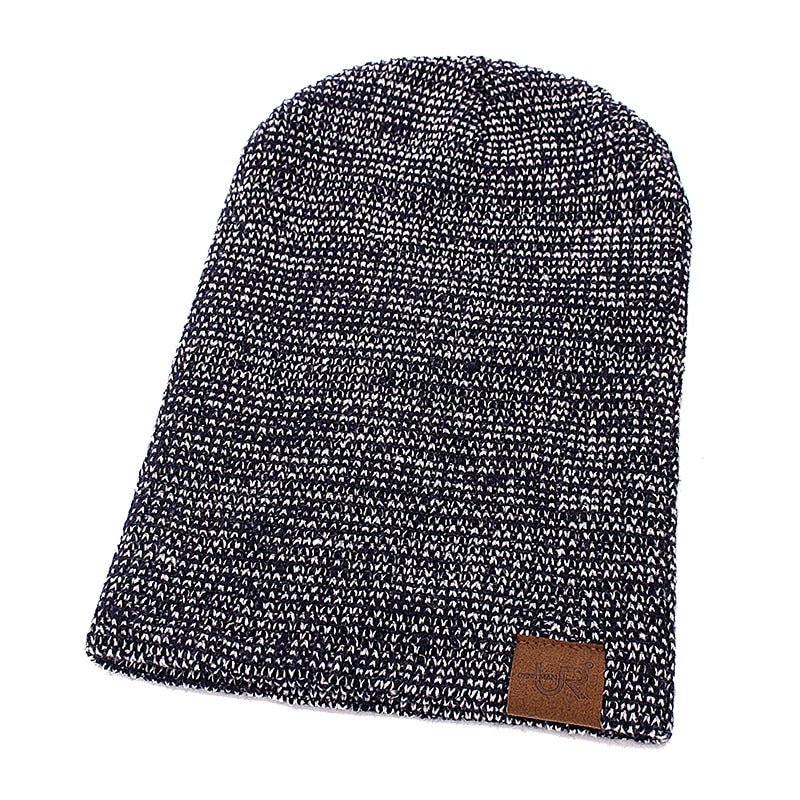 New Unisex Hat URGENTMAN Casual Beanies For Men Women Hip-hop Knitted Winter Hat Male Acrylic Crochet Ski Beanie Hat Female Cap - Starttech Online Market