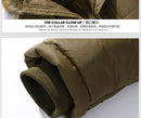 new winter 2019 men's fashion trend of casual Korean Slim plus thick velvet long section of high-quality solid color coat M-5XL - Starttech Online Market