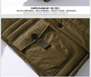 new winter 2019 men's fashion trend of casual Korean Slim plus thick velvet long section of high-quality solid color coat M-5XL - Starttech Online Market