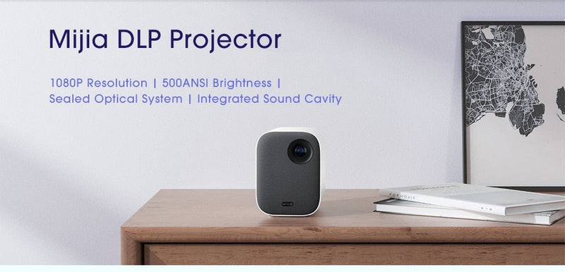 NEW Xiaomi Mijia DLP Smart Projector 500ANSI Home Theater 1080P Voice Control 3D Dolby LED Cinema Projector - Starttech Online Market