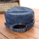 Newest Cotton Breathable Men's Adjustable Flat Splicing Old Military Caps Women's Sun Hat - Starttech Online Market