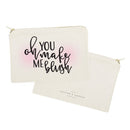 Oh You Make Me Blush Cotton Canvas Cosmetic Bag - Starttech Online Market
