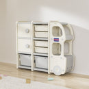 Organizer Large Capacity Bookshelf Cartoon Locker Baby Storage Cabinet - Starttech Online Market