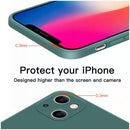 Original Square Liquid Silicone Phone Case For iPhone 13 11 12 Pro Max Mini X XR XS 7 8 Plus SE Shockproof Back Cover - Starttech Online Market
