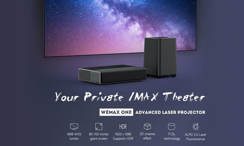 Original Xiaomi WEMAX ONE PRO Laser Projector 7000/5000 Lumens 150'' 1080P FHD 4K Android 6.0 BT4.0 2.4/5GHz WiFi Home Theater - Starttech Online Market