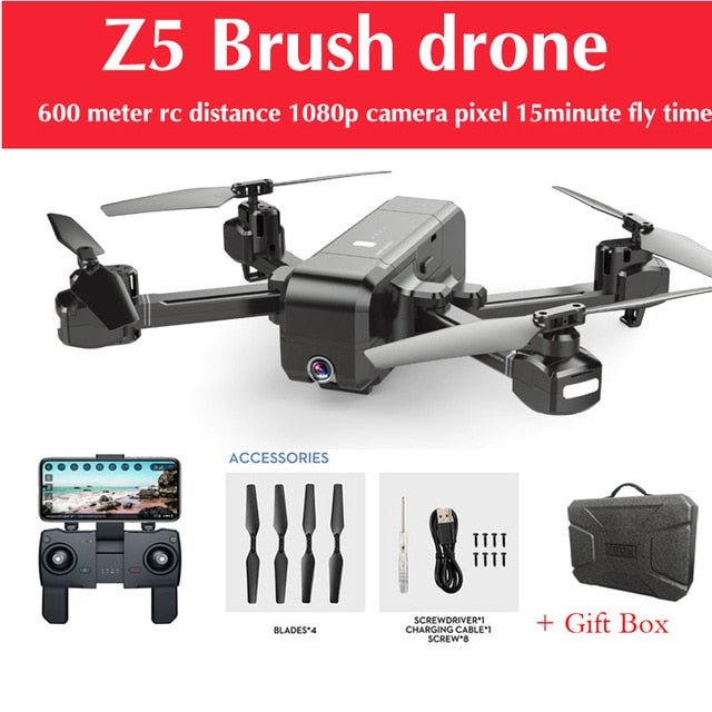 OTPRO F11 Z5 5.8G GPS Drone 1KM FPV 25 Minutes With 2-axis Gimbal 1080P Camera RC Quadcopter RTF VS Xiaomi FIMI A3 - Starttech Online Market