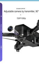 OTPRO F11 Z5 5.8G GPS Drone 1KM FPV 25 Minutes With 2-axis Gimbal 1080P Camera RC Quadcopter RTF VS Xiaomi FIMI A3 - Starttech Online Market