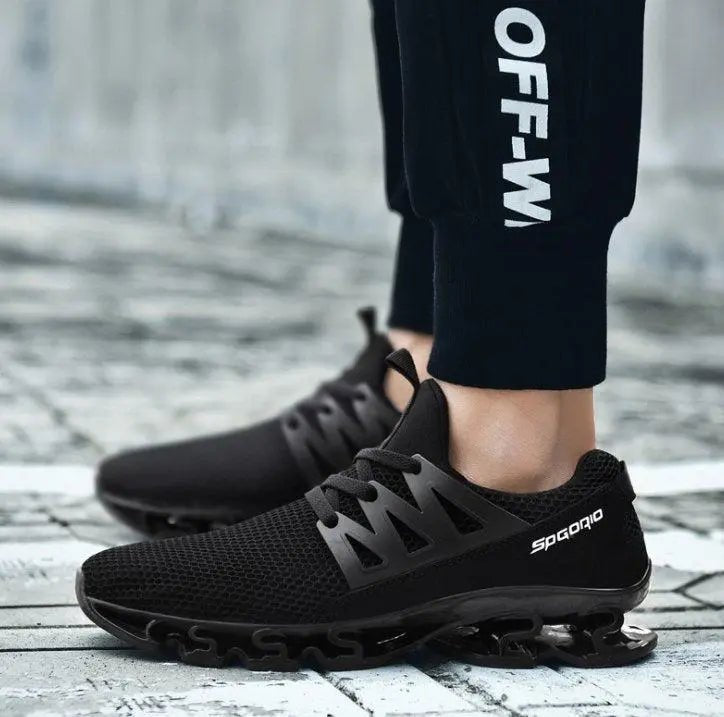 Outdoor Sport Men Running Blade Cushioning Breathable Walking Shoes Gym Lightweight Trends Sneakers - Starttech Online Market