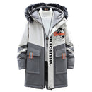 Padded Winter Warm Jacket Youth Fashion Trend Popular Logo Casual Coats - Starttech Online Market