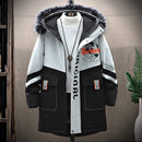 Padded Winter Warm Jacket Youth Fashion Trend Popular Logo Casual Coats - Starttech Online Market