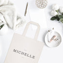 Personalized Modern Name Cotton Canvas Tote Bag - Starttech Online Market