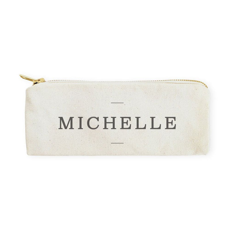 Personalized Modern Name Pencil Case and Travel Pouch - Starttech Online Market