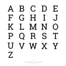 Personalized Single Modern Monogram Cosmetic Bag and Travel Make Up Pouch - Starttech Online Market