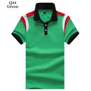 Polo shirt men jersey Short sleeve High Quality casual polo New spell color breathable Male 2019 Summer cool polo homme - Starttech Online Market