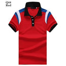 Polo shirt men jersey Short sleeve High Quality casual polo New spell color breathable Male 2019 Summer cool polo homme - Starttech Online Market
