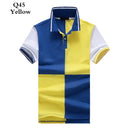 Polo shirt men jersey Short sleeve High Quality casual polo New spell color breathable Male 2019 Summer cool polo homme - Starttech Online Market