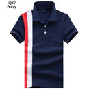 Polo shirt men jersey Short sleeve High Quality casual polo New spell color breathable Male 2019 Summer cool polo homme - Starttech Online Market
