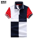 Polo shirt men jersey Short sleeve High Quality casual polo New spell color breathable Male 2019 Summer cool polo homme - Starttech Online Market