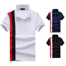 Polo shirt men jersey Short sleeve High Quality casual polo New spell color breathable Male 2019 Summer cool polo homme - Starttech Online Market