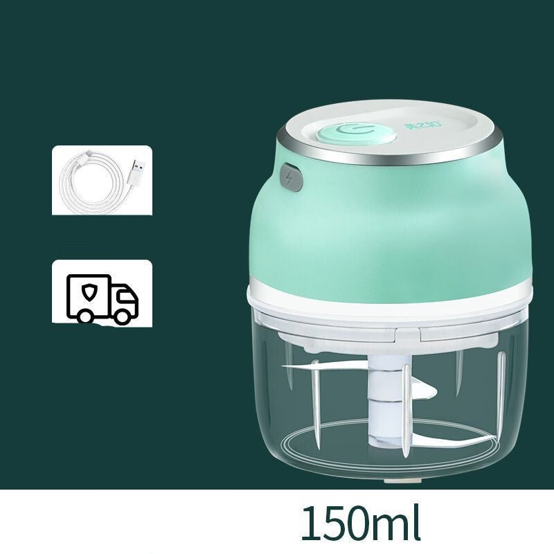 Portable Electric Mini Garlic Cutter Masher Vegetable Fruit Meat Food Chopper Grinder - Starttech Online Market