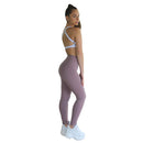 Prema Seamless High Rise Yoga Leggings - Plum - Starttech Online Market