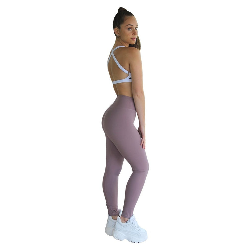 Prema Seamless High Rise Yoga Leggings - Plum - Starttech Online Market