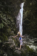 Romy Wrap Dress | Blue Floral - Starttech Online Market