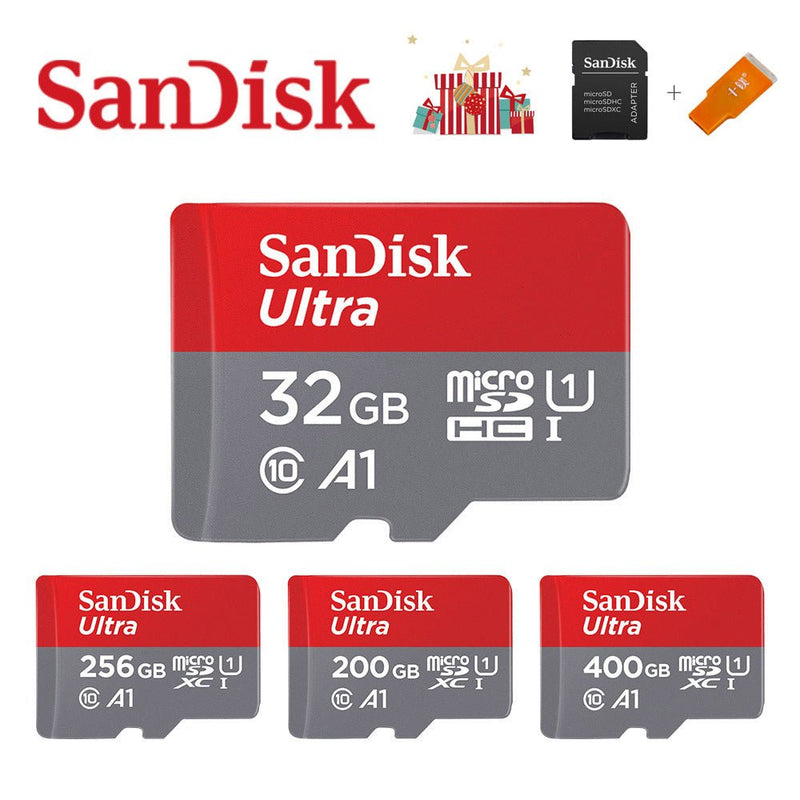 SanDisk A1 Memory Card 256GB 200GB 128GB 64GB 98MB/S 32GB 16GB Micro sd card Class10 UHS-1 flash card Memory Microsd TF/SD Card - Starttech Online Market