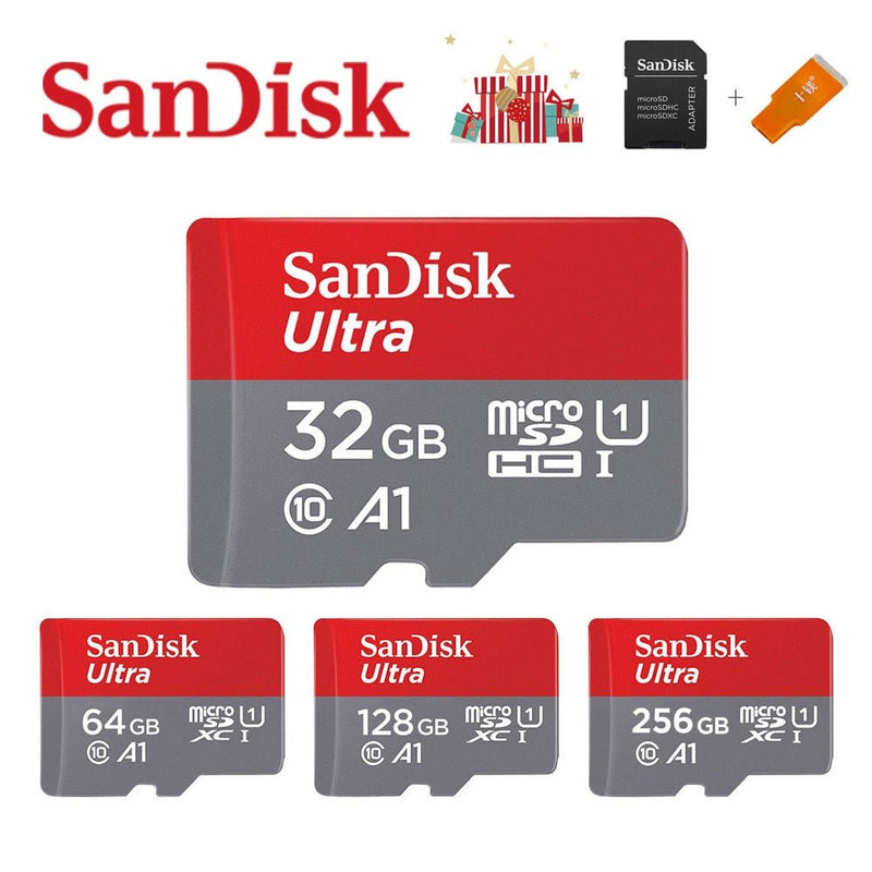 SanDisk A1 Memory Card 256GB 200GB 128GB 64GB 98MB/S 32GB 16GB Micro sd card Class10 UHS-1 flash card Memory Microsd TF/SD Card - Starttech Online Market
