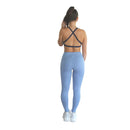 Satya Sports Bra - Powder Blue - Starttech Online Market