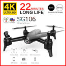 SG106 Wifi RC Drone 4K 1080P 720P HD Dual Camera Optical Flow Aerial Quadcopter FPV Drone Long Battery Life Toys For Kids - Starttech Online Market