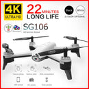 SG106 Wifi RC Drone 4K 1080P 720P HD Dual Camera Optical Flow Aerial Quadcopter FPV Drone Long Battery Life Toys For Kids - Starttech Online Market