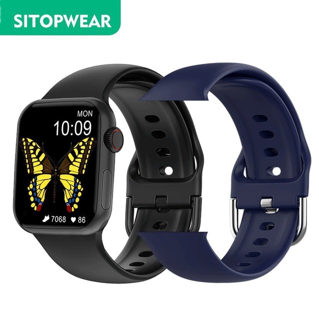 SitopWear Unisex Smart Watch 2022 Wireless Charging Smartwatch Bluetooth Calls Fitness Bracelet - Starttech Online Market