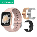 SitopWear Unisex Smart Watch 2022 Wireless Charging Smartwatch Bluetooth Calls Fitness Bracelet - Starttech Online Market