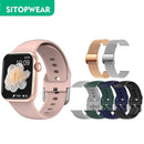 SitopWear Unisex Smart Watch 2022 Wireless Charging Smartwatch Bluetooth Calls Fitness Bracelet - Starttech Online Market