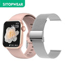 SitopWear Unisex Smart Watch 2022 Wireless Charging Smartwatch Bluetooth Calls Fitness Bracelet - Starttech Online Market