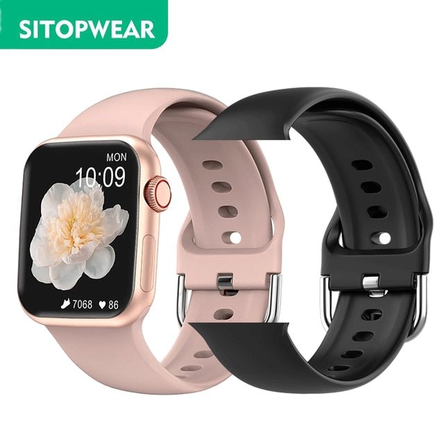 SitopWear Unisex Smart Watch 2022 Wireless Charging Smartwatch Bluetooth Calls Fitness Bracelet - Starttech Online Market