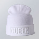 Solid color embossed knitted hat - Starttech Online Market