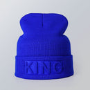 Solid color embossed knitted hat - Starttech Online Market