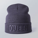 Solid color embossed knitted hat - Starttech Online Market