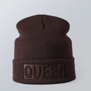 Solid color embossed knitted hat - Starttech Online Market