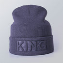 Solid color embossed knitted hat - Starttech Online Market